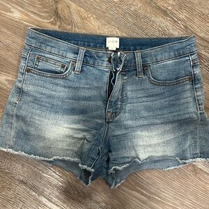 J. Crew size 27 Jean shorts